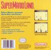 Super Mario Land Box Art Back